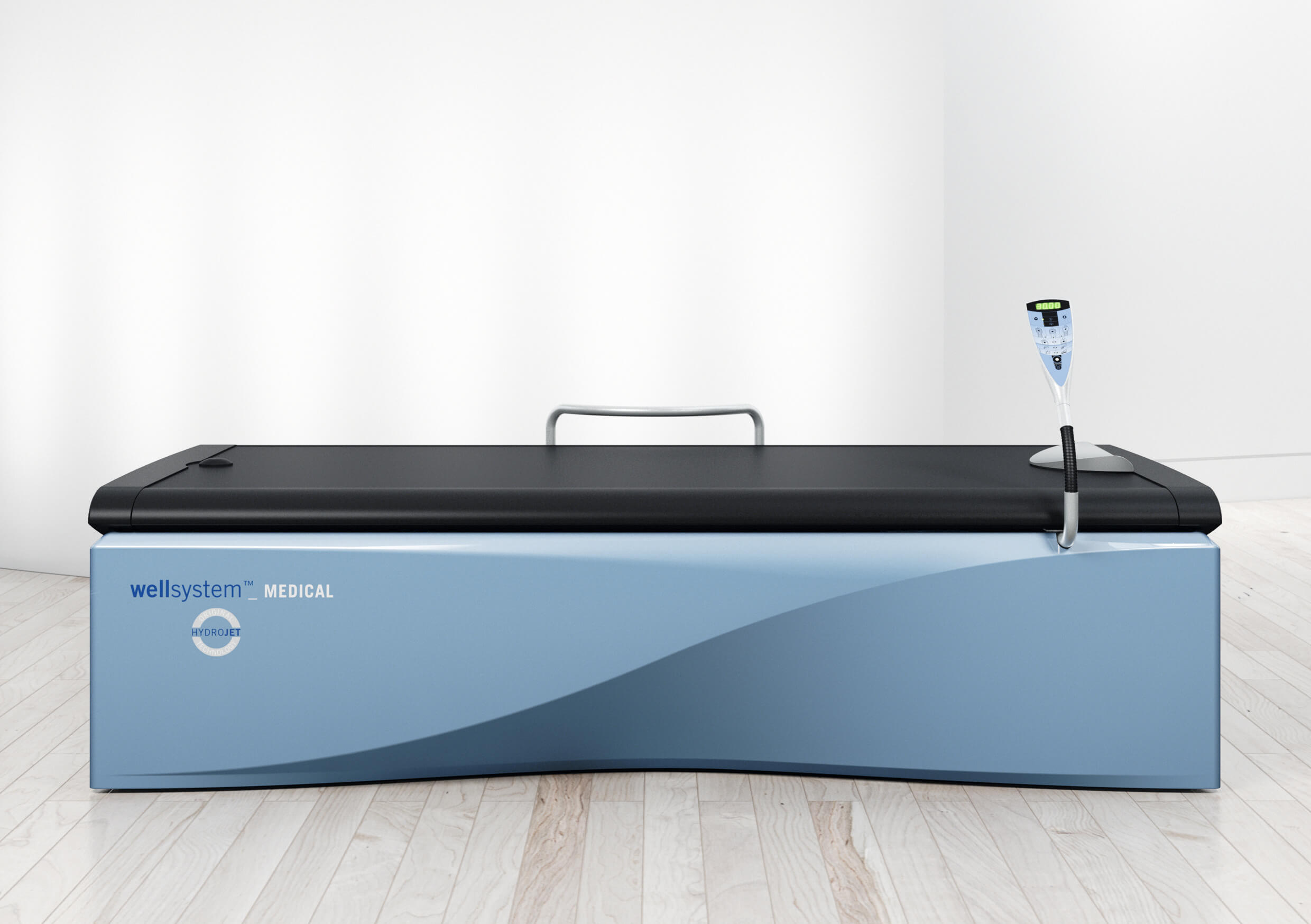 Überwasserdruckmassage – Geräteansicht